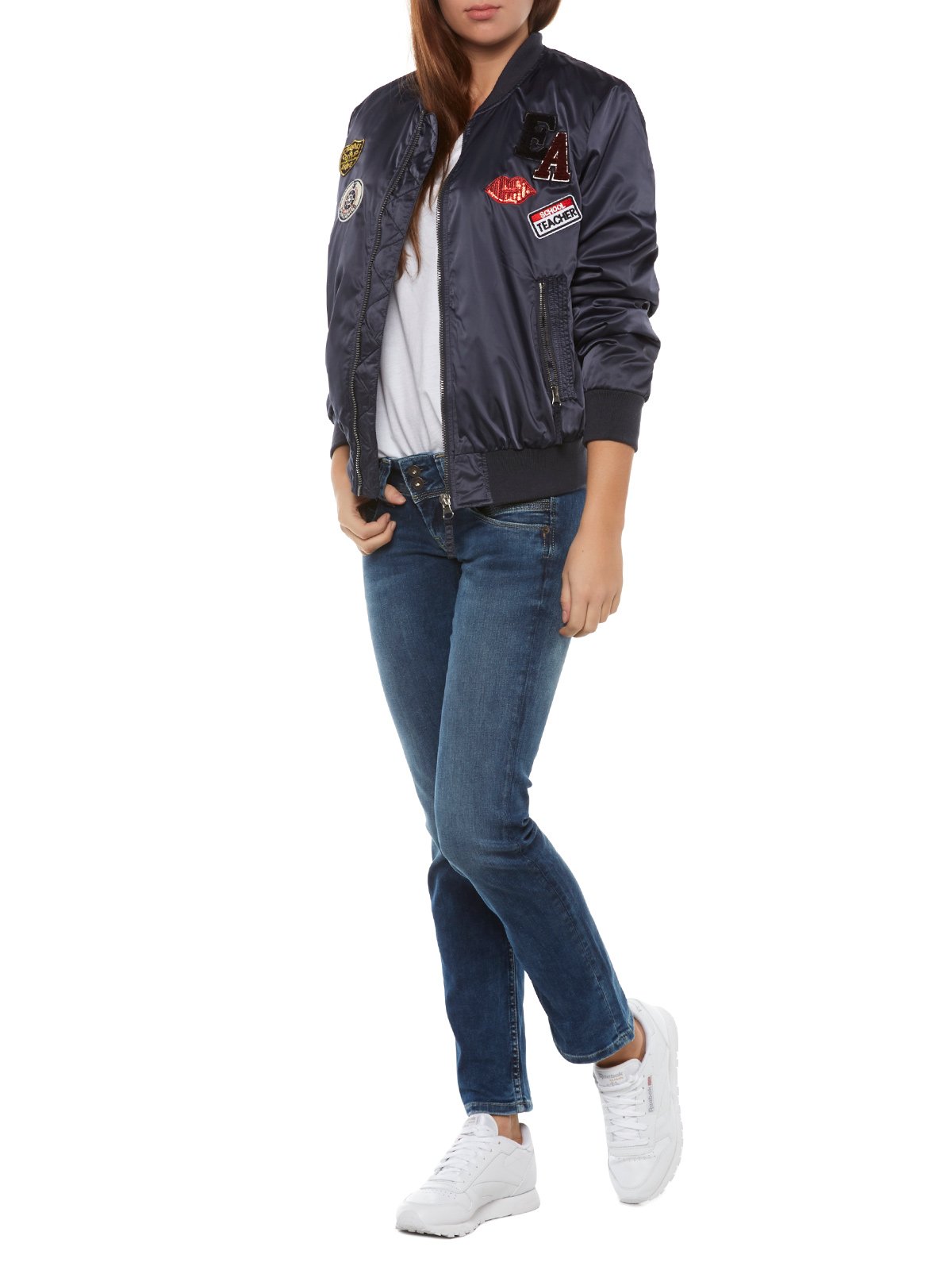 Pepe Jeans Venus Straight Leg Jeans for Women - Blue Denim, Medium Wash, EU 40/42 (US 30/31) - Classic Comfort Pants for Casual Wear, Office & Weekend Outfits