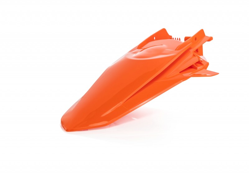 Acerbis Rear Fender for KTM XCF-W 350/500, XC-W 150 TPI/300 TPI, EXC 300 TPI, EXC-F 350/500 - 2020-2023 Models - Durable Orange Plastic - Perfect for Off-Road & Enduro Riding