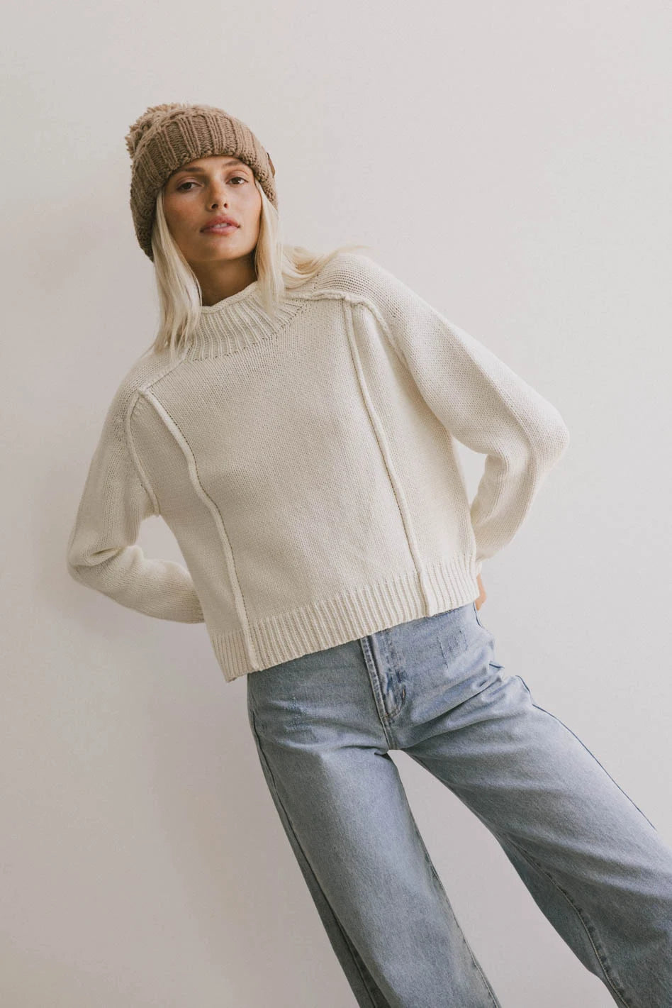 Kerry Knit Sweater Women's Cozy Cable Pullover | Final Sale | Perfect for Fall & Winter Outfits, Office Wear & Casual Weekends