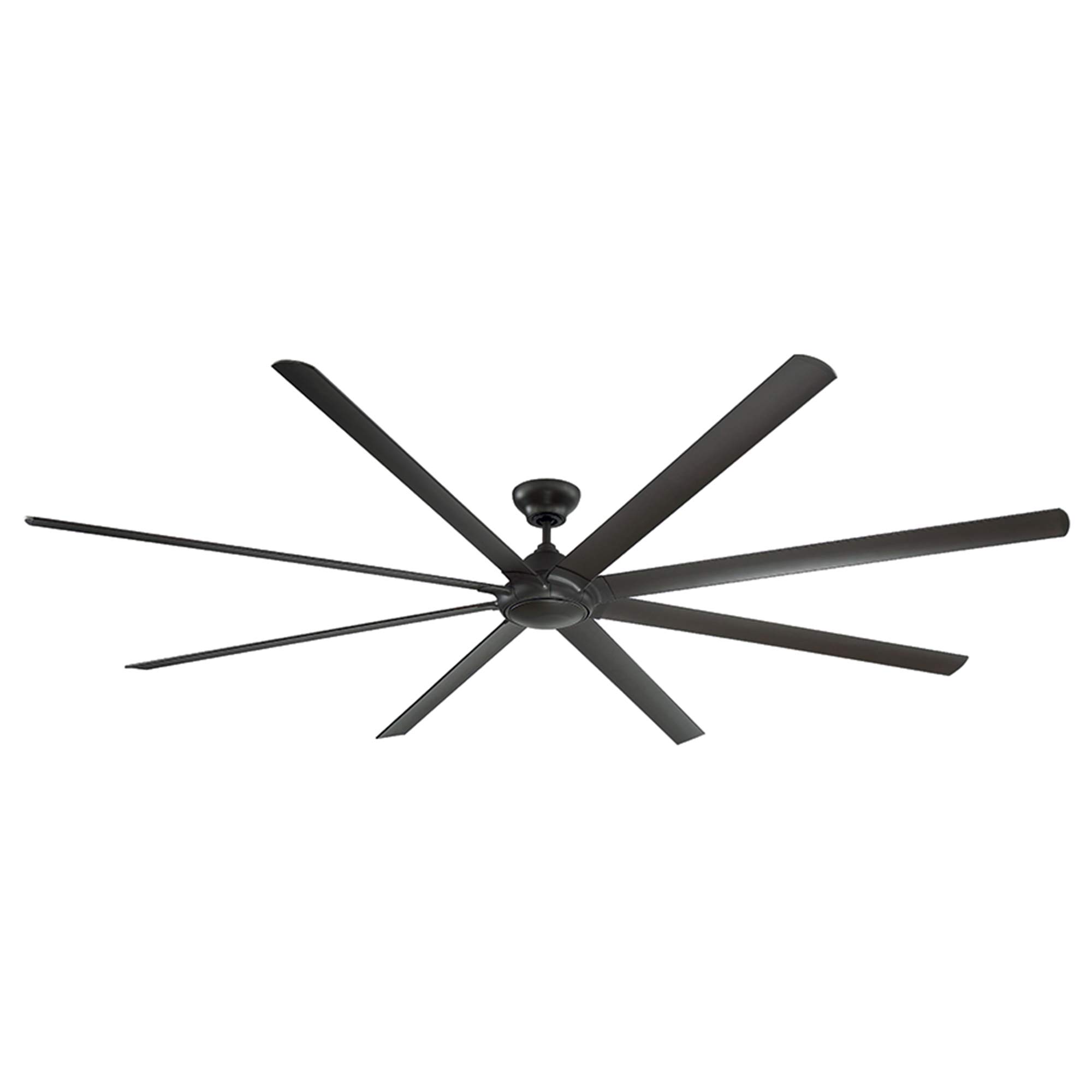 120in Hydra Smart 8-Blade Ceiling Fan with 3500K LED Light Kit, Bronze Finish, Wall Control, Alexa & Google Assistant Compatible, Ideal for Large Living Rooms and Outdoor Patios