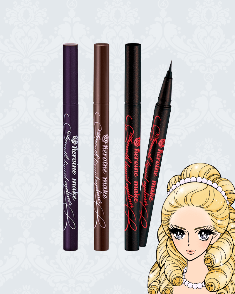 KISSME Heroine Make Smooth Liquid Eyeliner - Long Lasting Waterproof Eyeliner for Precise Lines - Perfect for Daily Makeup, Party Looks & Professional Use
