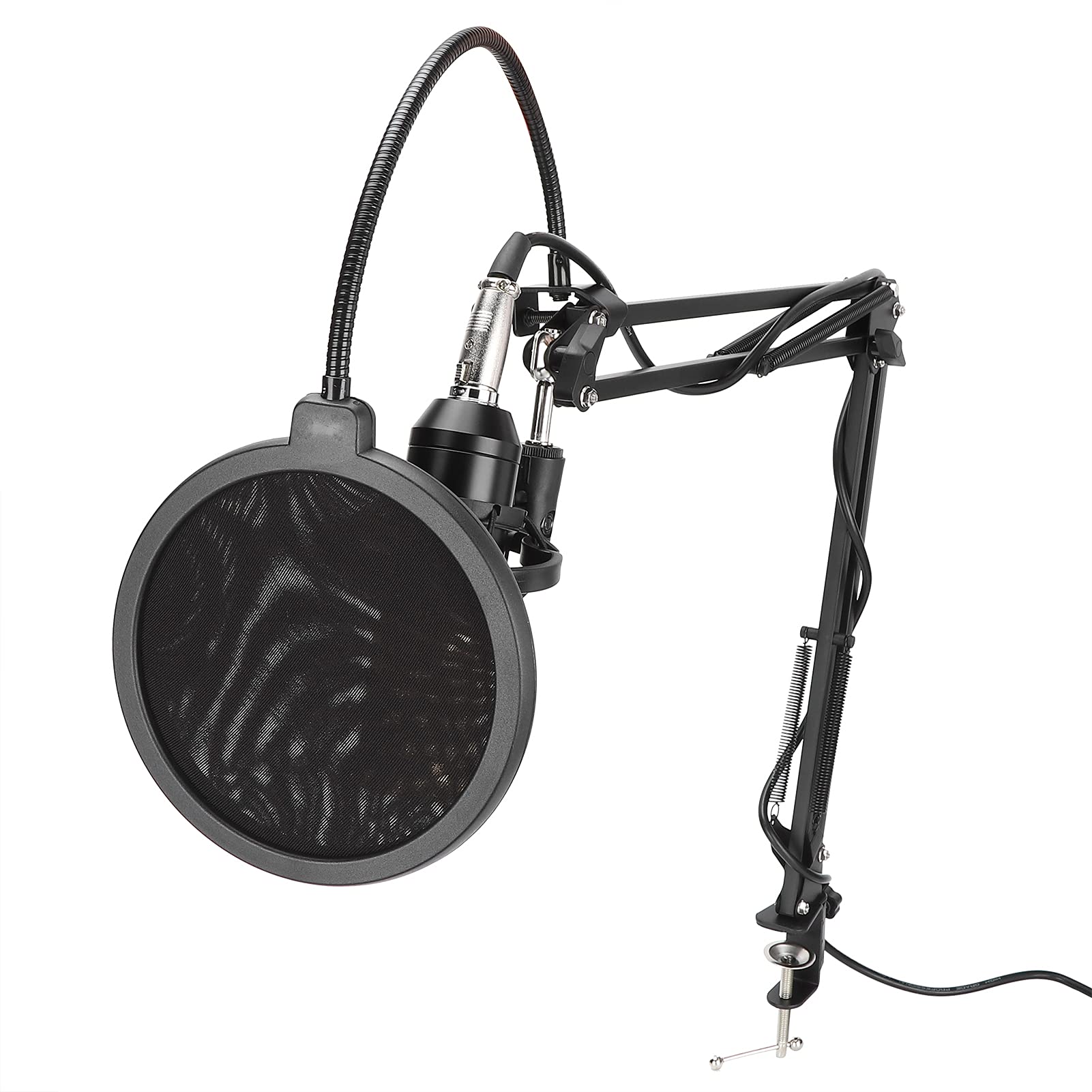 Professional Condenser Microphone Kit with Shock Mount - Studio Quality Recording Equipment for Podcasting, Voice Overs & Live Streaming - Perfect for Home Studios & Broadcasters
