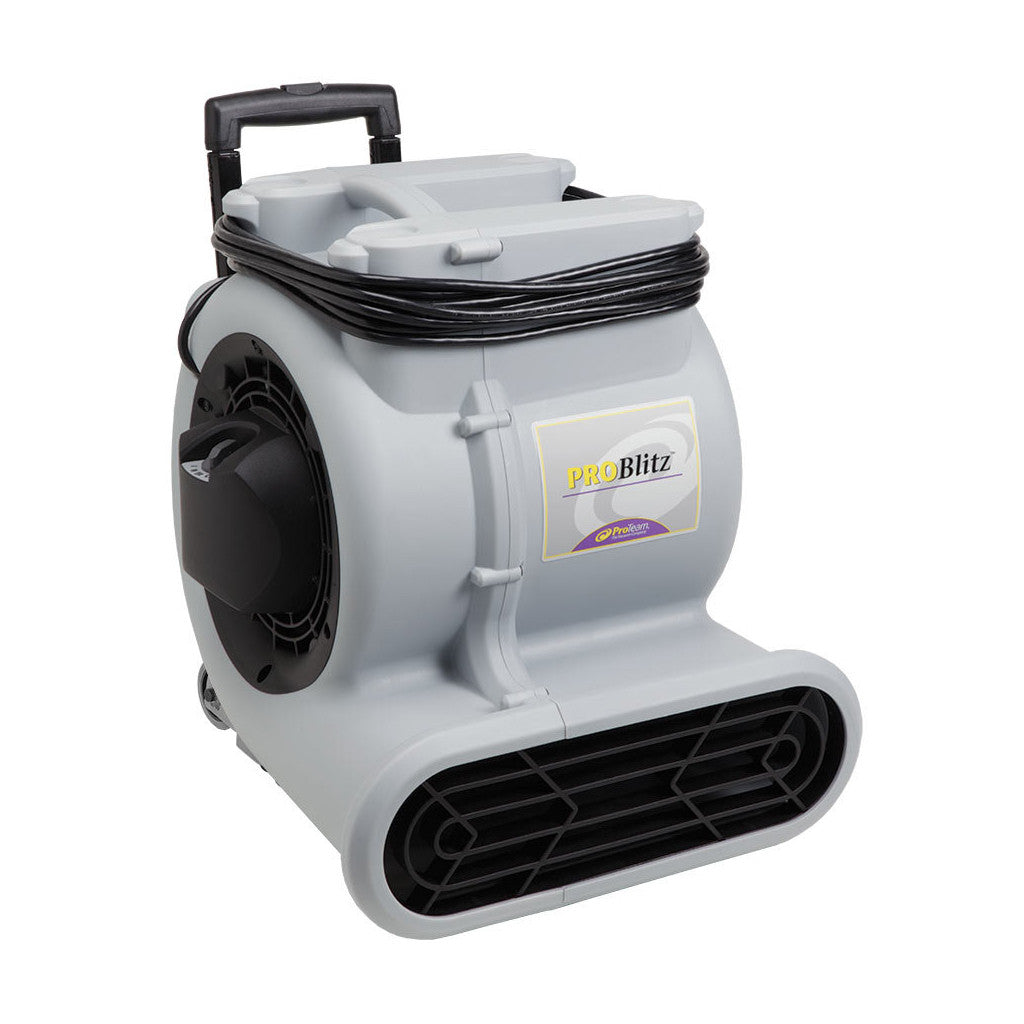 ProTeam 107132 ProBlitz Air Mover - High Velocity Floor Dryer for Water Damage Restoration & Flood Cleanup - Perfect for Carpet Drying, Basement Flooding, and Construction Sites