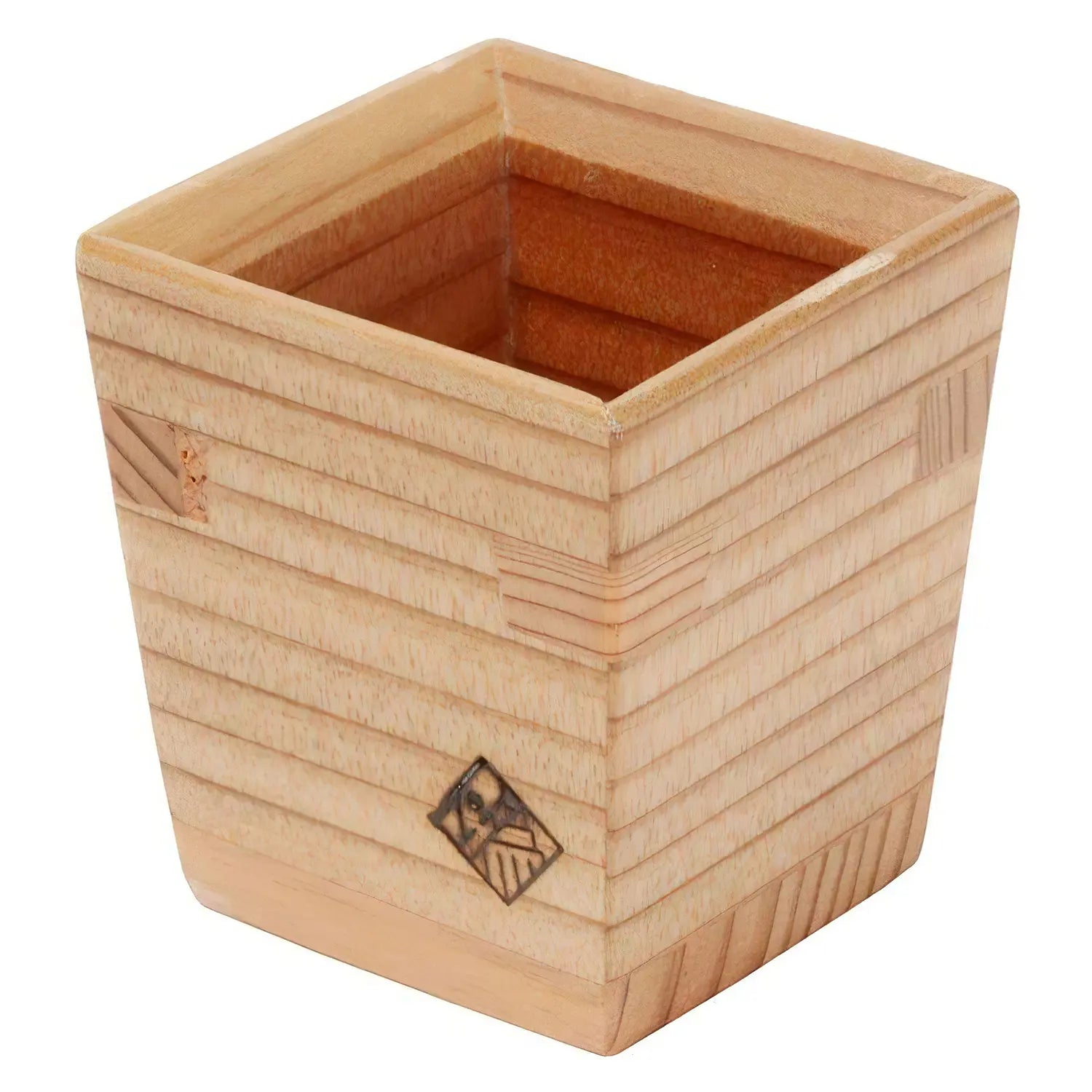 Miranda Style Omoeraku Handcrafted Japanese Extra Small Cedar Sake Cup - Authentic Wooden Sake Drinking Vessel for Japanese Tea Ceremony, Sake Tasting & Home Bar Decor