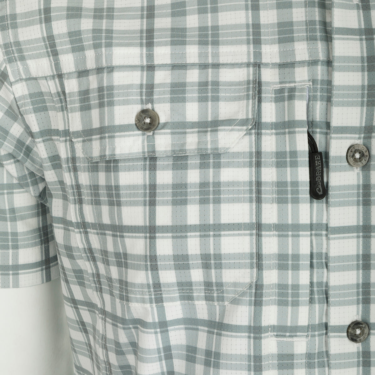 Hunter Creek Men's Plaid Short Sleeve Shirt - Casual Window Pane Checkered Button Down Top for Outdoor Activities, Work & Everyday Wear