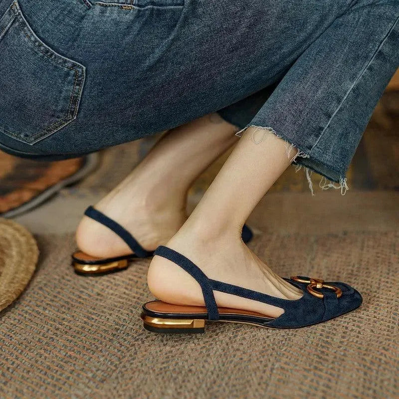 Casandra Comfortable Women's Flat Shoes - Breathable & Lightweight for Walking, Work & Everyday Wear