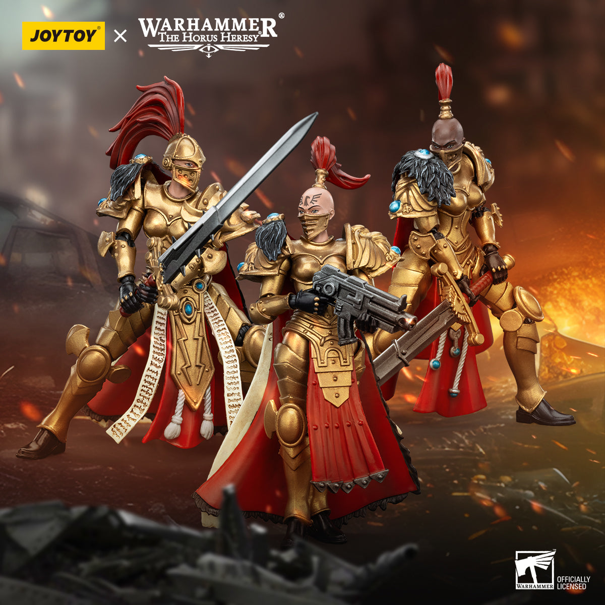 JOYTOY 1/18 Scale Warhammer The Horus Heresy Sisters of Silence Action Figure - Collectible Miniature for Tabletop Gaming & Display