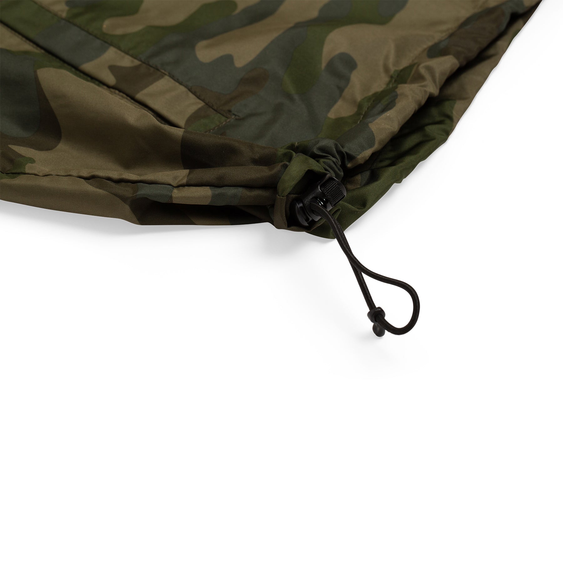 SD LEGION Camo Black Windbreaker Jacket - Lightweight Water-Resistant Outdoor Hoodie for Hiking, Camping & Military Use