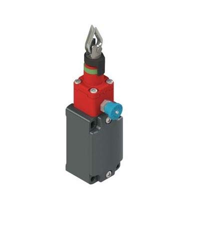 FD 983 2 NC Safety Switch -25°C to 80°C Temperature Range, Left Transverse Head, Metal Housing, No Cable Gland, PG 11 Conduit Entry, Silver Contacts, Slow Action - Ideal for Industrial Machinery, Conveyor Systems, and Emergency Stop Applications