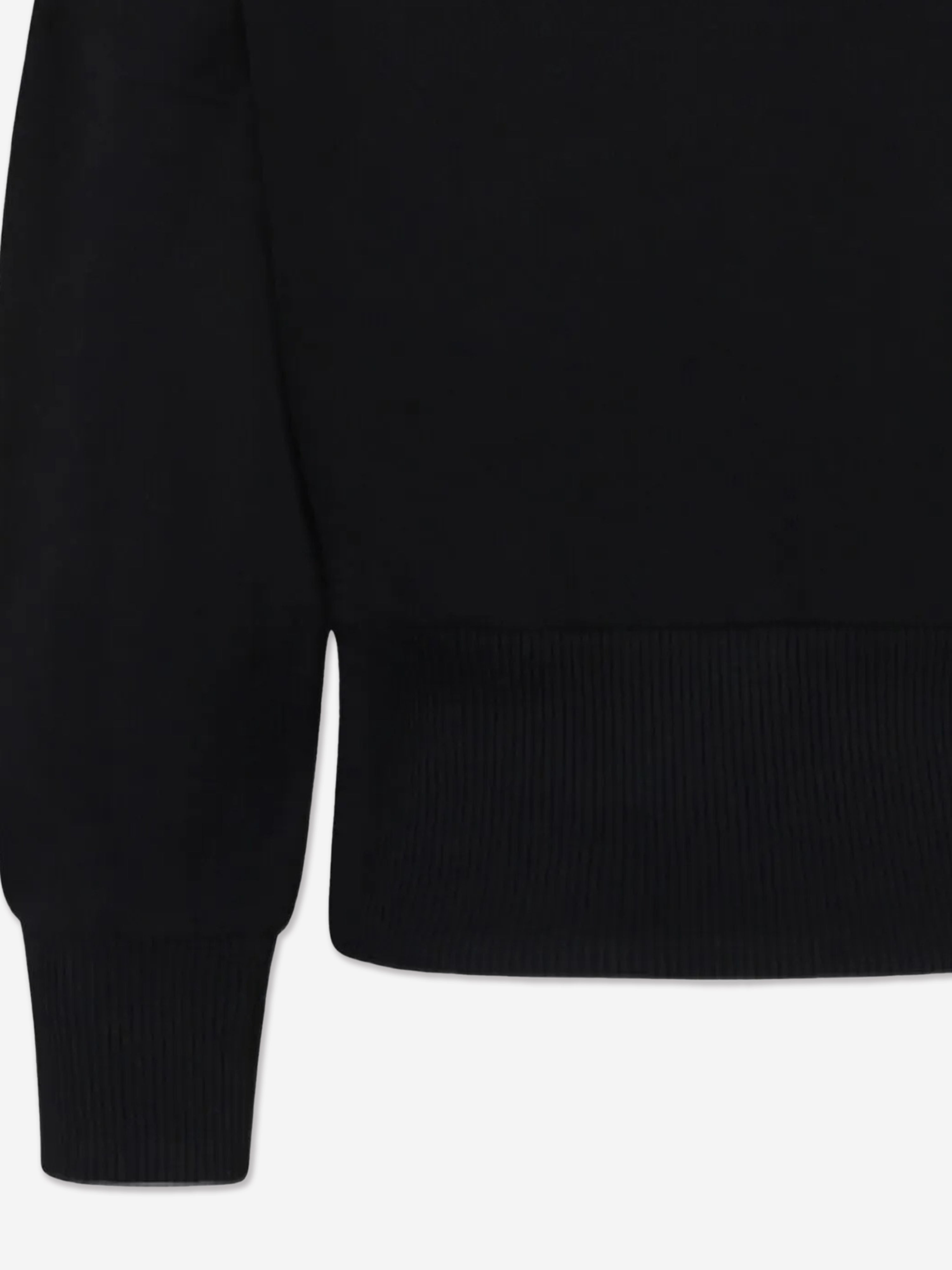 Balmain Girls Logo Sweatshirt - Black Cotton Pullover Hoodie for Kids | Casual Wear, School Outfits & Fashion Street Style