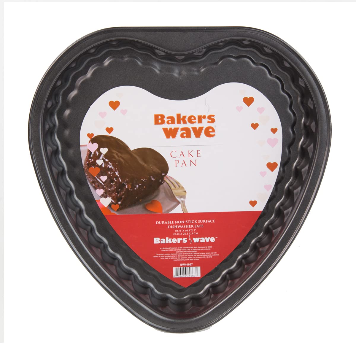 Heart Shaped Cake Pan - Non-Stick Baking Pan for Valentine's Day, Anniversary & Romantic Desserts - Perfect for Cakes, Brownies & Jello Molds