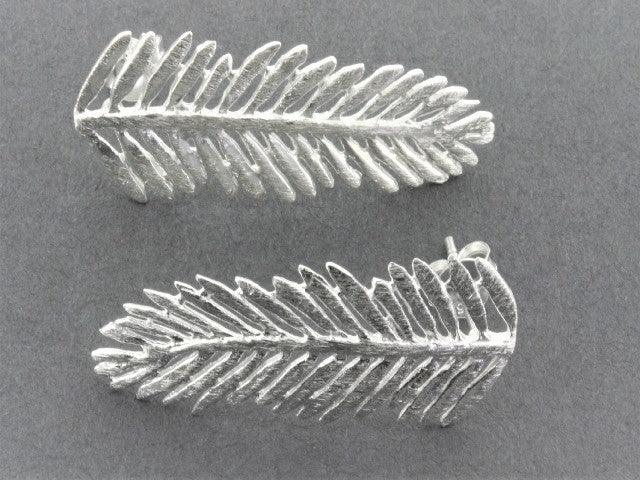 Cleopatra Fern Stud Earrings for Women - Dainty Gold Plated Leaf Earrings for Everyday Wear | Perfect for Casual, Office & Date Night Outfits