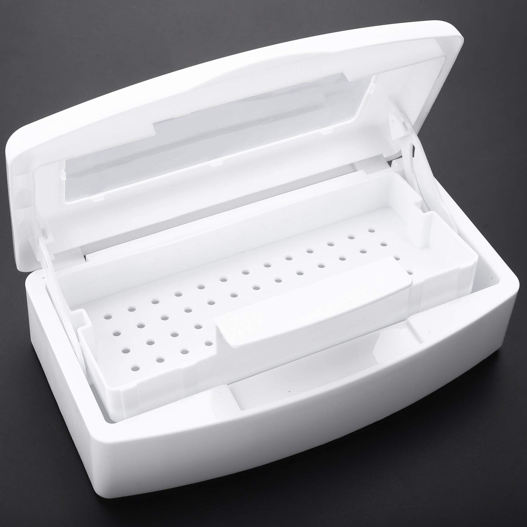Professional UV Nail Sterilizer Box for Pedicure & Manicure Tools - Portable Disinfection Case for Salon & Home Nail Care - Perfect for Nail Artists, DIY Enthusiasts & Beauty Professionals