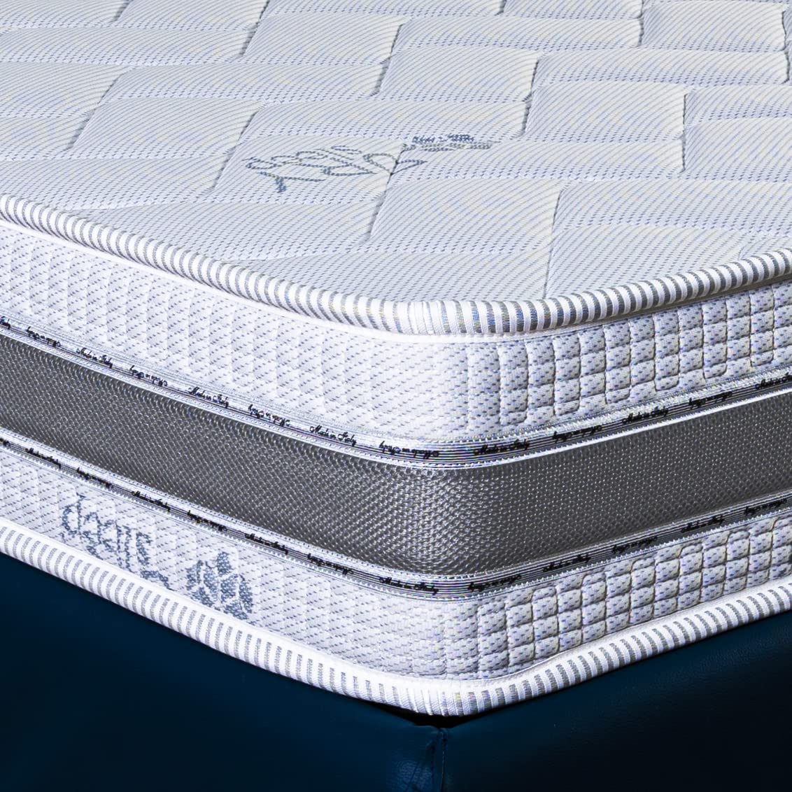 Premium 400 Pocket Spring Mattress - 7-Zone Comfort Support with 3D Border & Natural Fibers - Single Size 85x195cm - Ideal for Back Pain Relief & Restful Sleep in Bedrooms