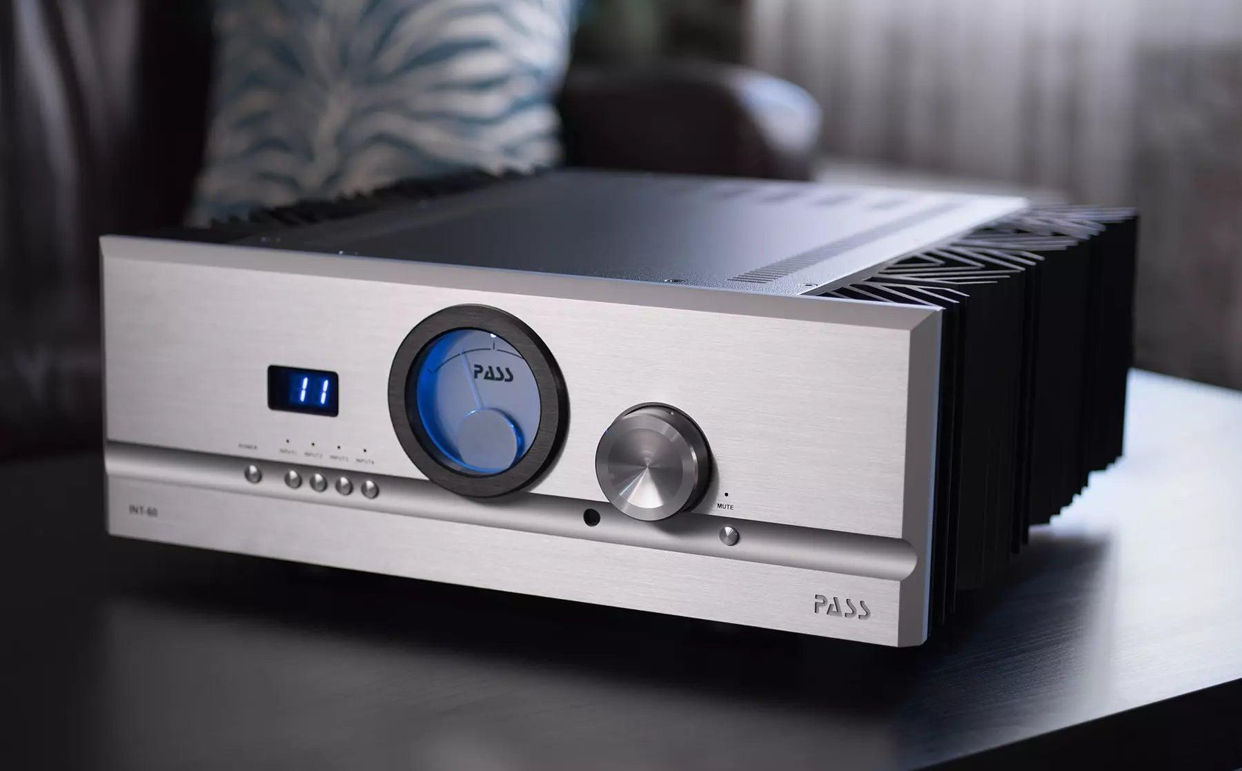 PASS Labs INT-60 High-End Integrated Stereo Amplifier - Perfect for Home Audio, Hi-Fi Systems & Audiophile Listening Rooms