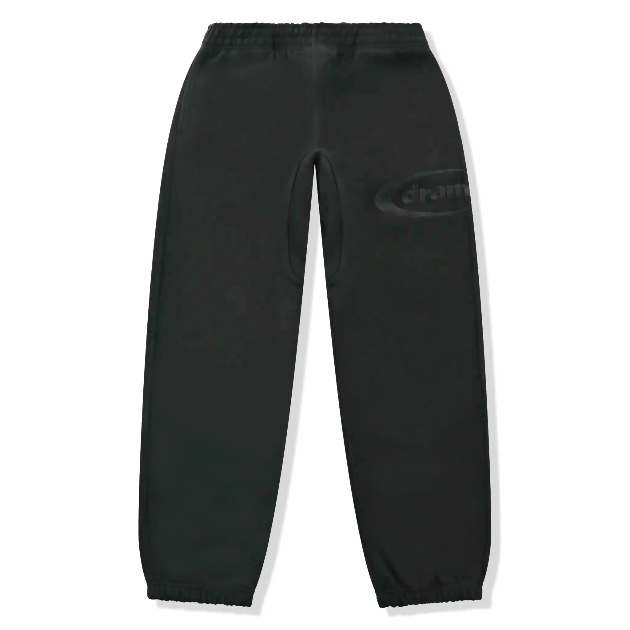 Drama Call Oval Black Sweatpants for Women - Comfortable Lounge Pants for Casual Wear, Yoga, and Home Relaxation
