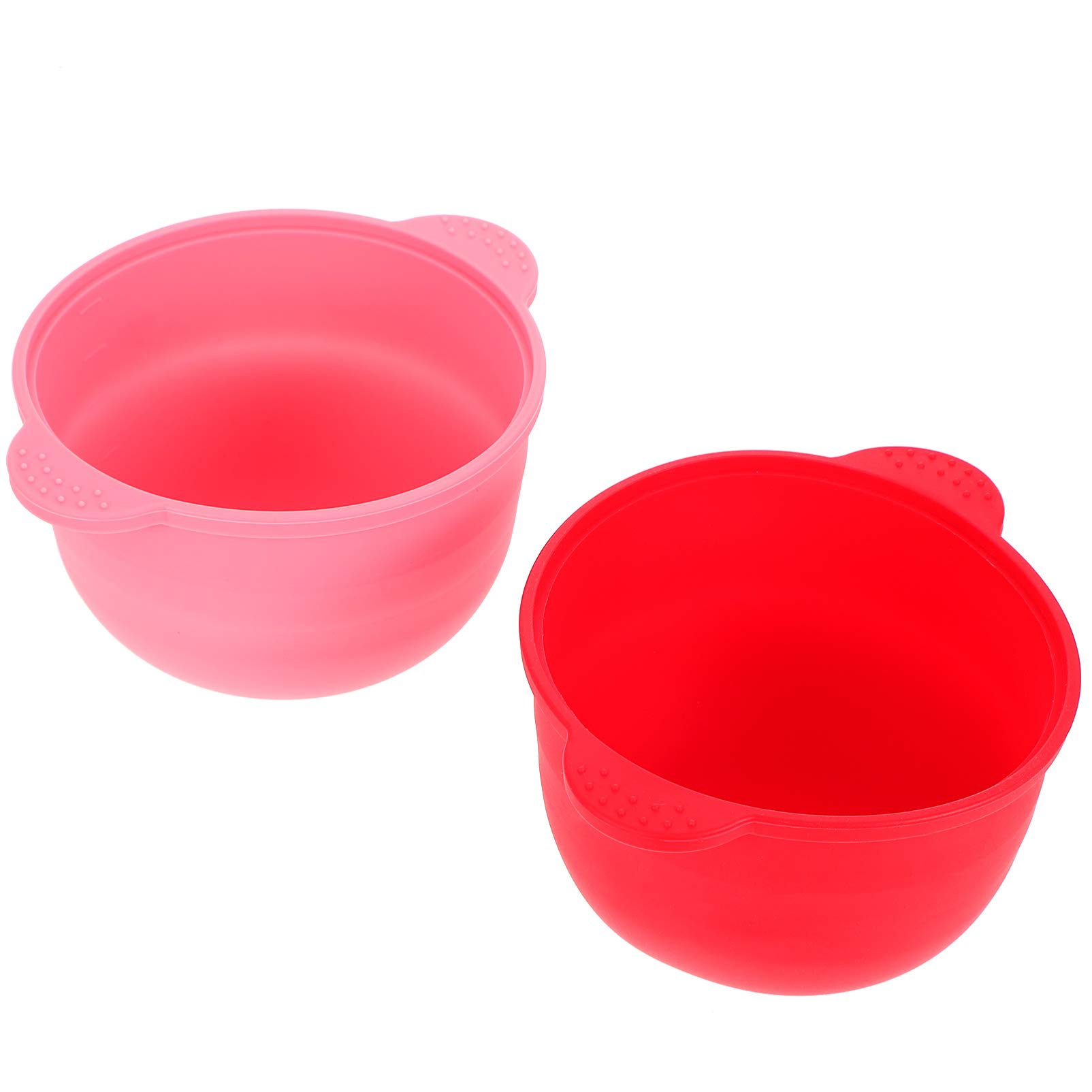FRCOLOR 6-Piece Nonstick Wax Warmer Replacement Bowl Set - Hair Removal Waxing Kit with Folding Dye Bowls & Spatula | Perfect for Salon, Spa & At-Home Hair Removal