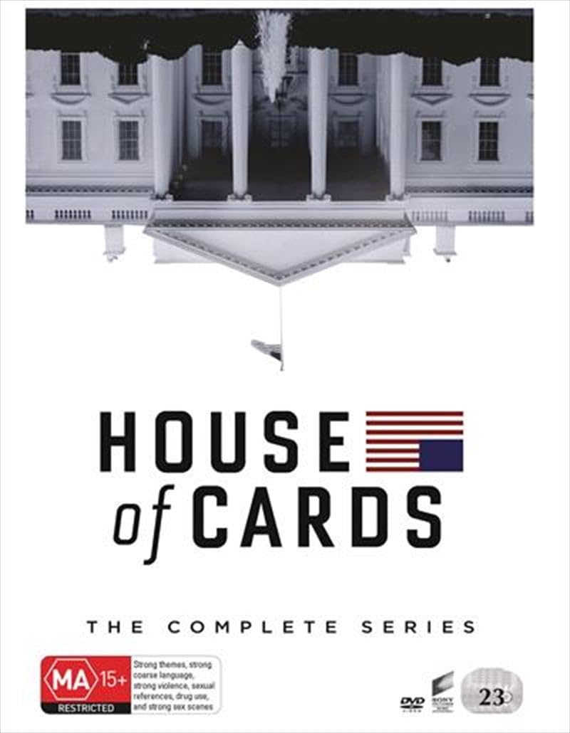 House of Cards Complete Series DVD Box Set | Region 4 | Political Drama Thriller | Perfect for Binge-Watching & Gift Giving