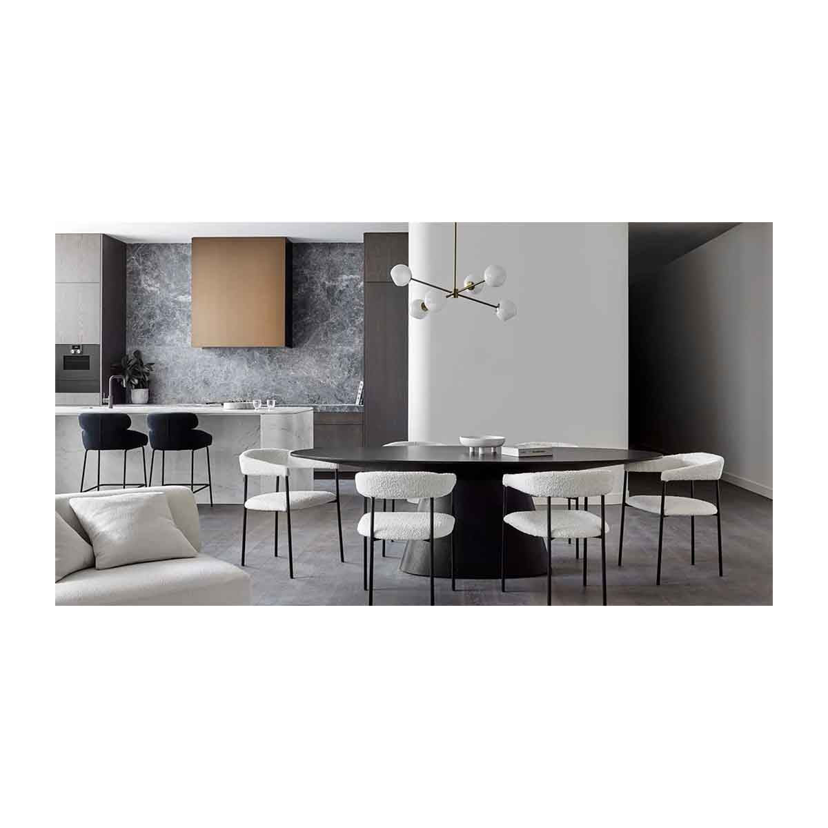 Elegant Oval Dining Table for Home & Restaurant - Classic Wooden Design for Family Gatherings & Fine Dining