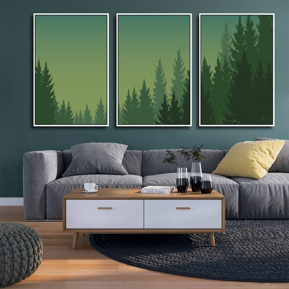 Wall26 3-Panel Framed Canvas Wall Art - 16
