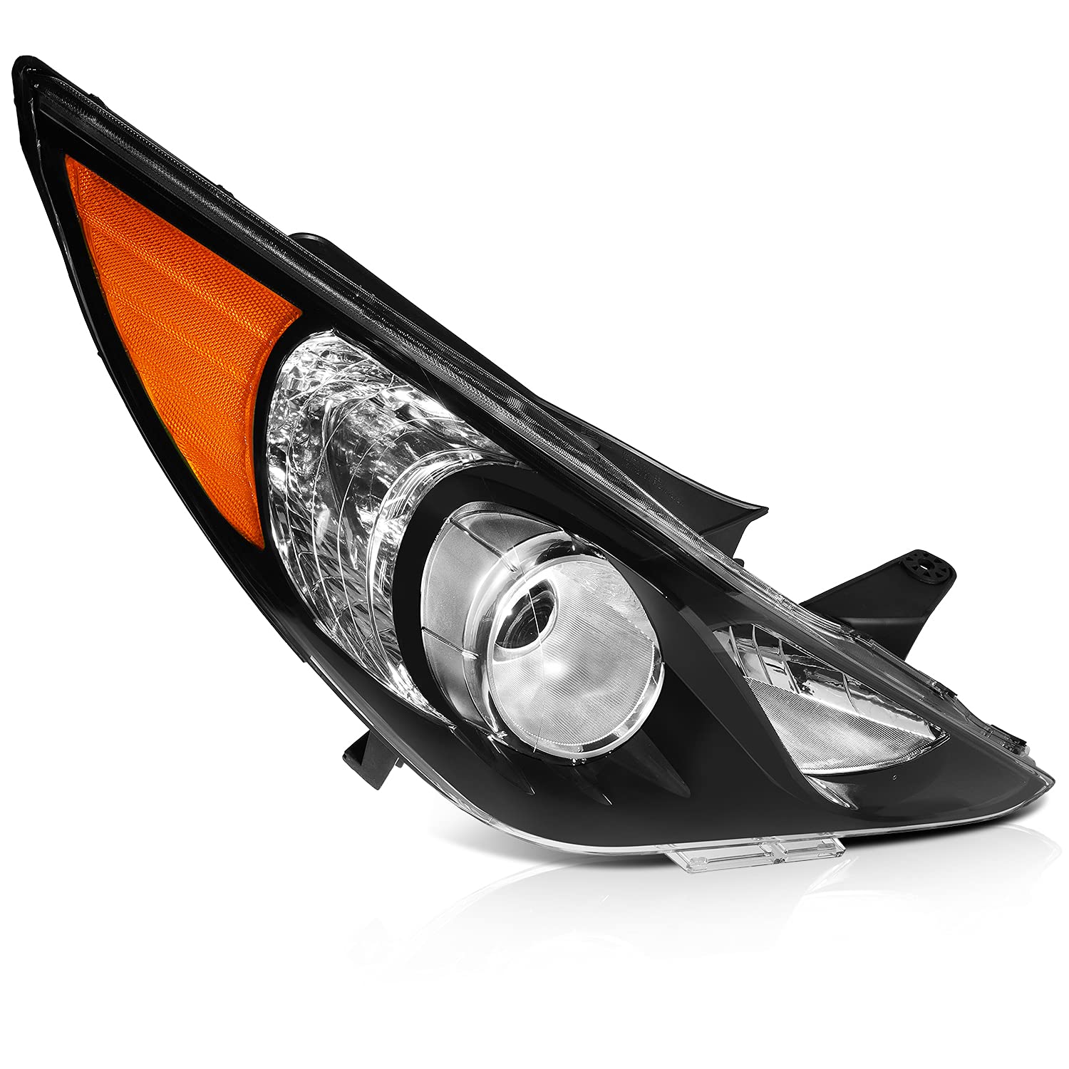 AINTIER Headlight Assembly Replacement for Hyundai Sonata 2011-2014 (Excluding Hybrid Models) - Driver & Passenger Side Headlights - Perfect for Night Driving & Foggy Conditions