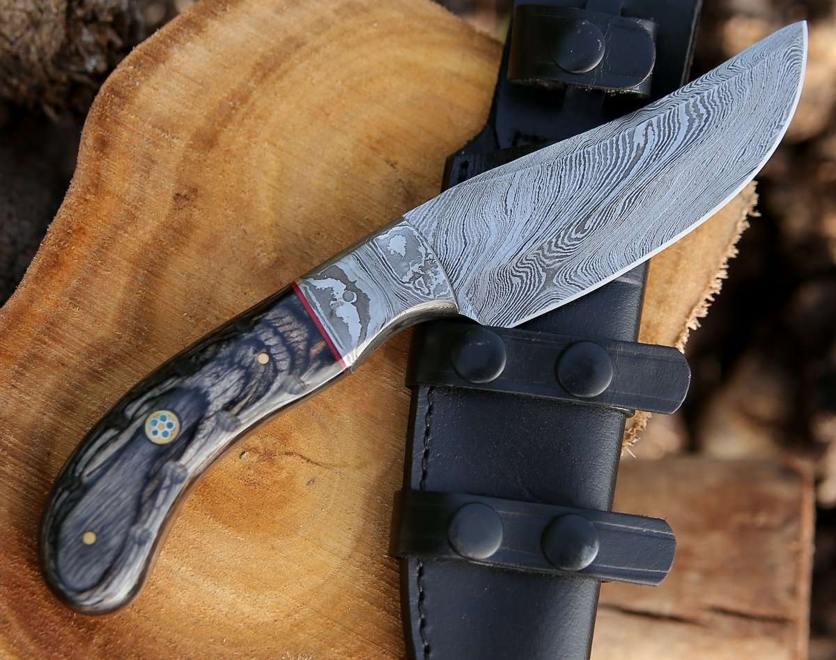 Premium Draco Hunting Knife with Pakkawood Handle - Durable Outdoor Survival Knife for Hunting, Camping & Bushcraft - Perfect Gift for Hunters & Outdoorsmen