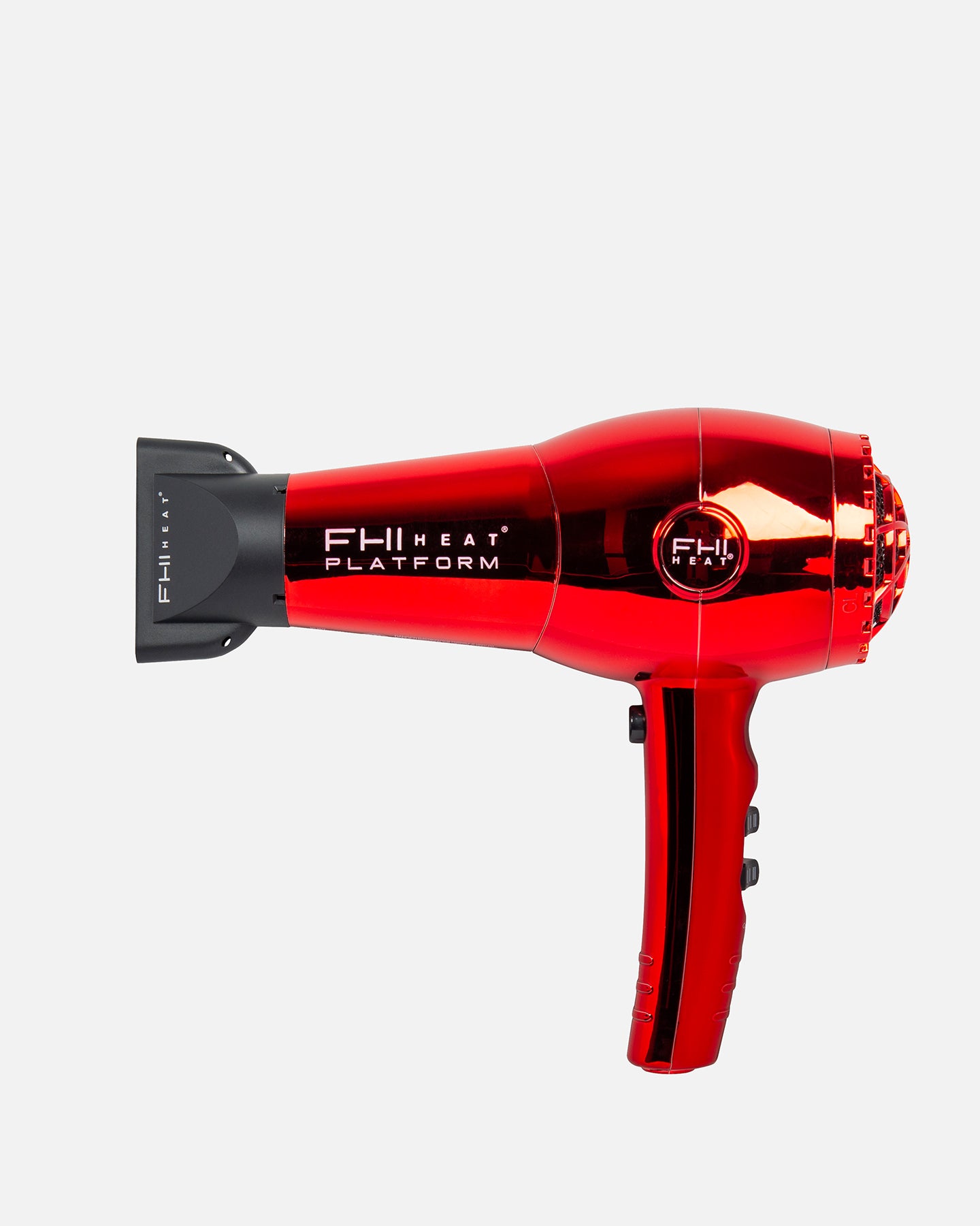 1900 Nano Lite Pro Hair Dryer - Red Chrome | Fast Drying, Lightweight & Quiet | Perfect for Travel, Home & Salon Use