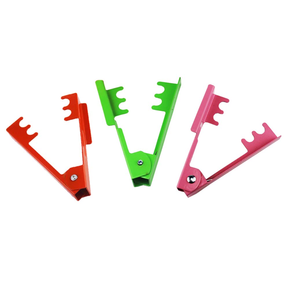 YARNOW 3-Piece Rose Thorn Stripper Set - Professional Rose Leaf & Thorn Remover Tool for Gardening - Perfect for Pruning Roses, Bouquets & Floral Arrangements (Red, Pink, Green)