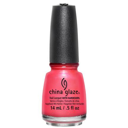 China Glaze Flirty Tankini Nail Polish 0.5 oz #80447 - Long Lasting Summer Nail Color for Beach & Pool Parties
