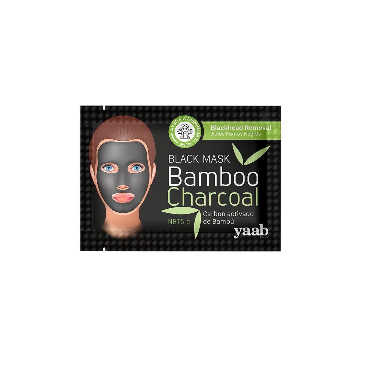 Yaab Beauty Bamboo Charcoal Soap - Natural Deep Cleansing & Exfoliating for Acne, Blackheads & Oily Skin - Perfect for Daily Face & Body Care