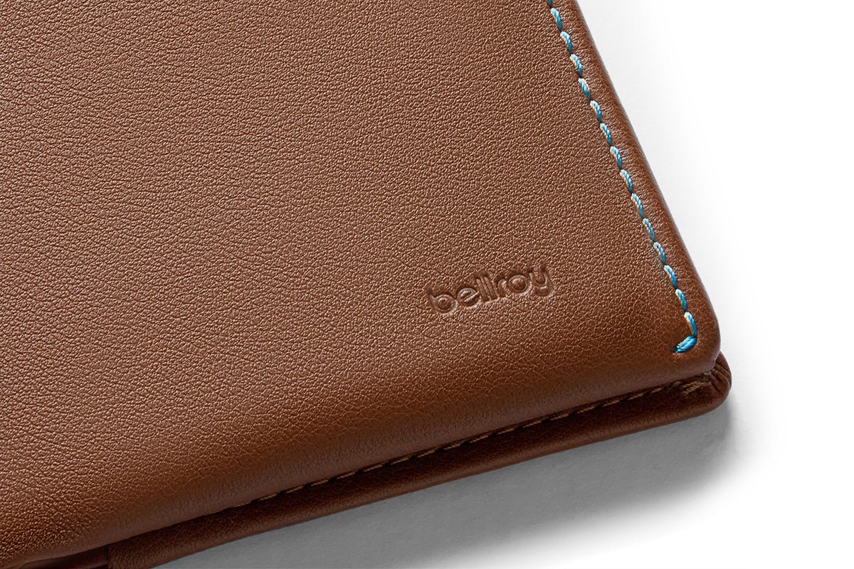BELLROY Note Sleeve Wallet - Premium Slim Leather Wallet for Men & Women | RFID Blocking | HAZELNUT Brown | Perfect for Everyday Carry, Travel & Minimalist Lifestyle