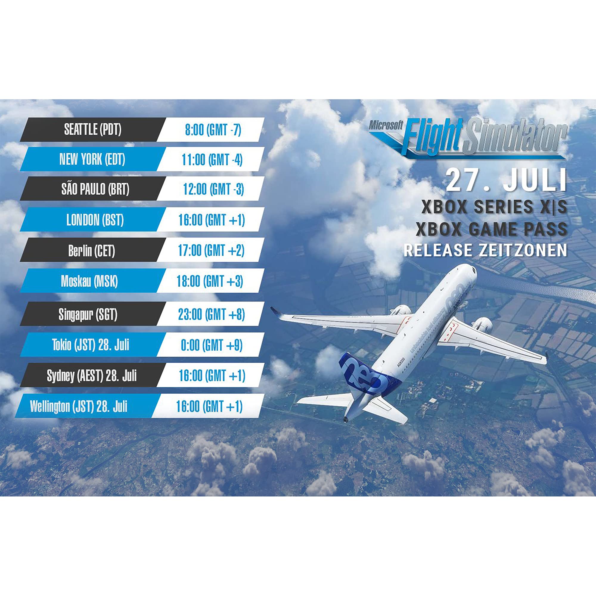 Microsoft Flight Simulator Deluxe Edition - Digital Code for PC & Xbox Series X|S | Realistic Flight Simulation Game for Aviation Enthusiasts & Gamers