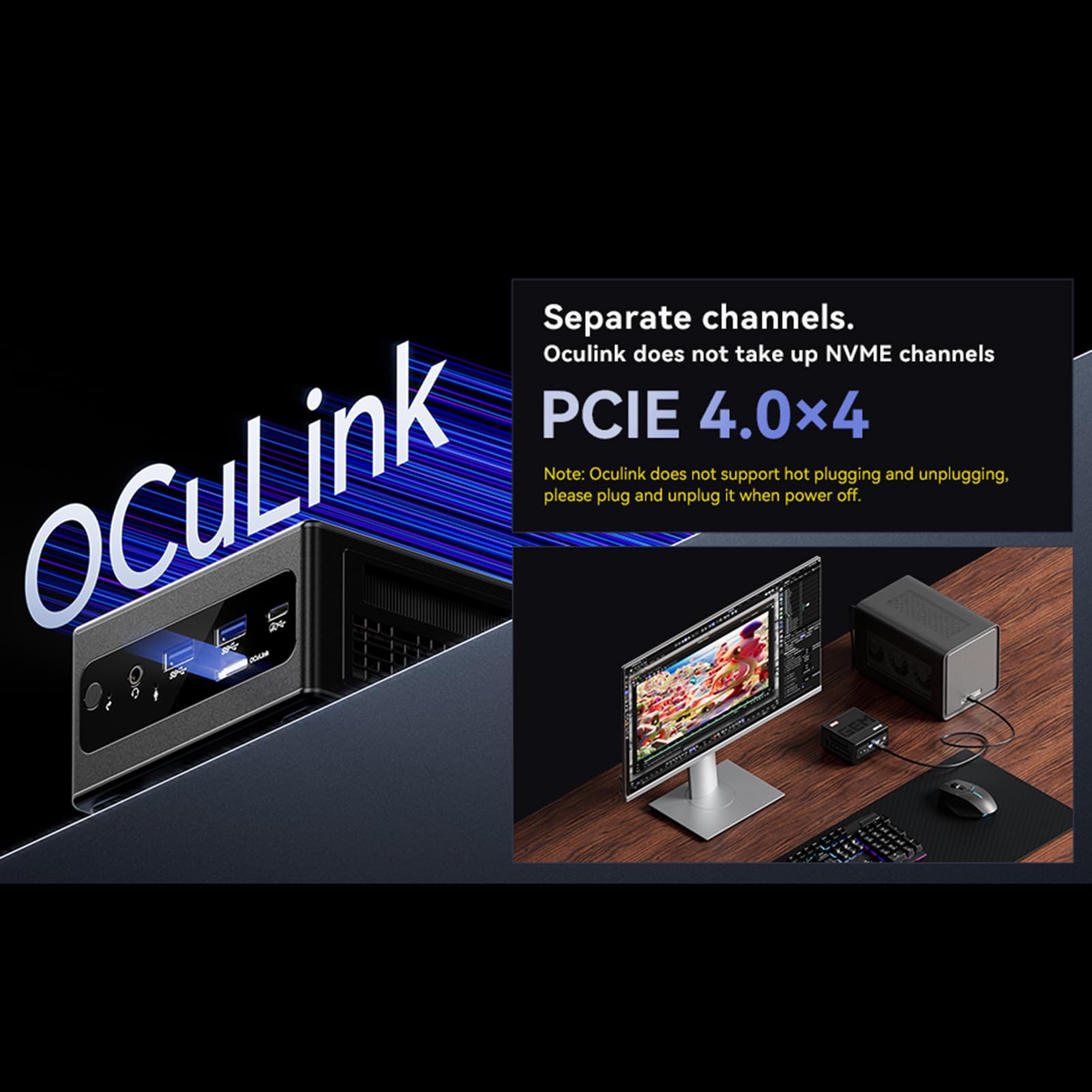 Docooler Mini PC 32GB LPDDR5 RAM 1TB SSD, AMD Ryzen 7 6800H 8-Core Mini Desktop Computer, WiFi 6 & Bluetooth 5.2, Dual 2.5G LAN, USB 3.2, 4K@120Hz Triple Display - Perfect for Home Office, Gaming & Multimedia Streaming
