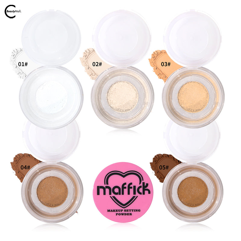 MAFFICK Oil Control Loose Setting Powder - Translucent Mattifying Face Powder for Oily Skin, Makeup Setting & Shine Control | Perfect for Daily Wear & Photo Shoots