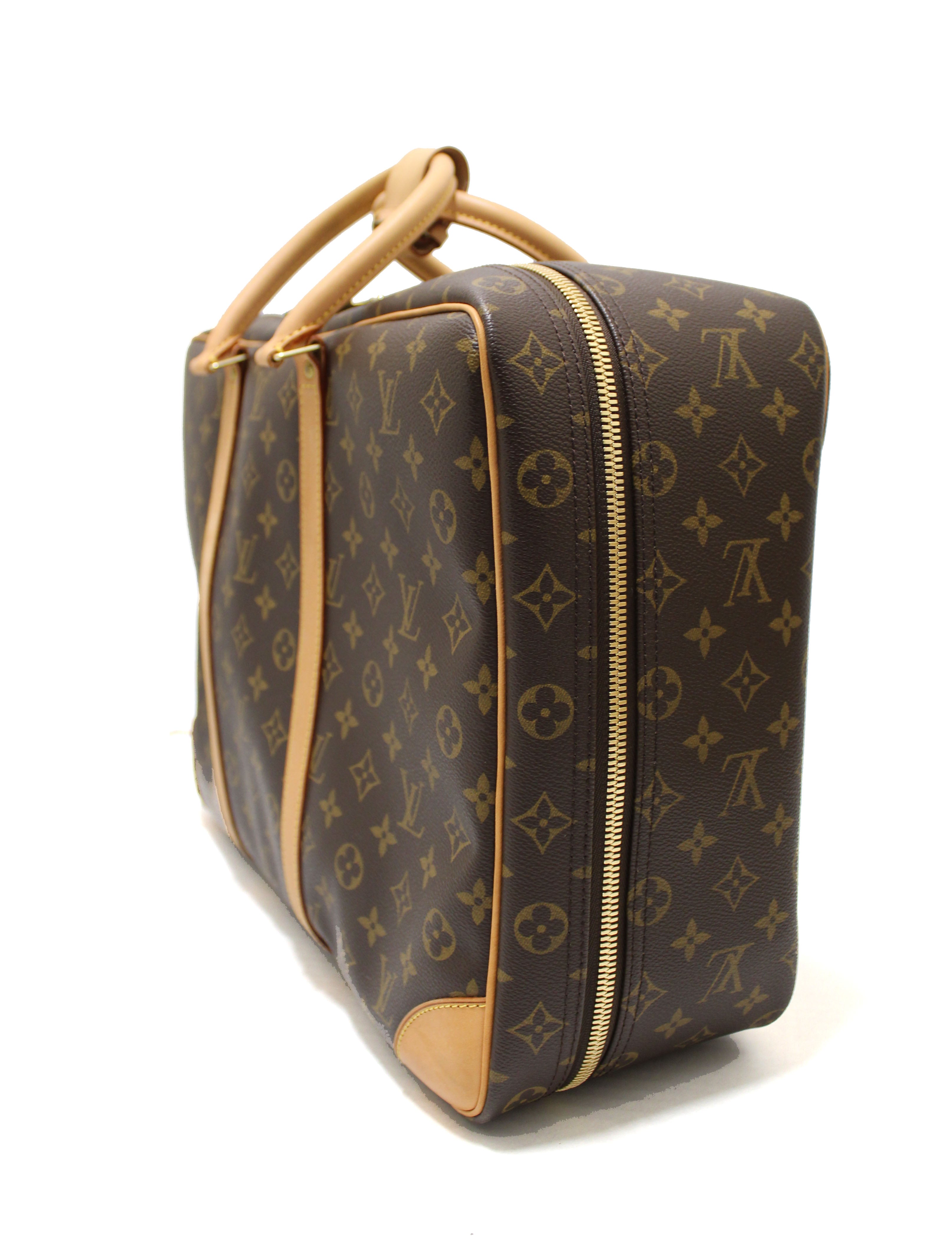 Authentic Louis Vuitton Monogram Canvas Sirius 45 Carry-On Luggage - Luxury Travel Bag for Business Trips & Weekend Getaways | Durable & Stylish Airplane Cabin Suitcase