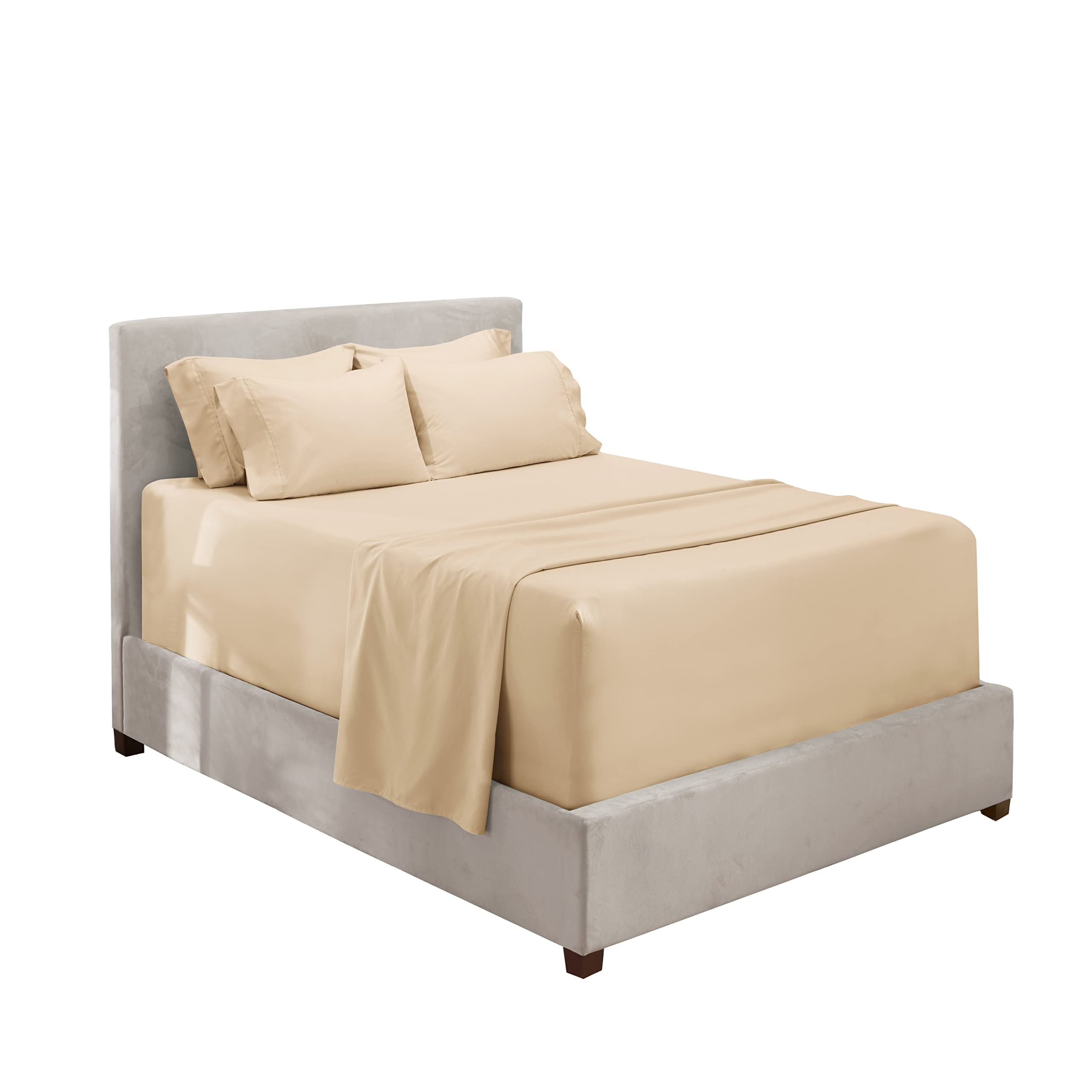 Luxury 6-Piece Full Size Sheets - Extra Deep Pocket for 21