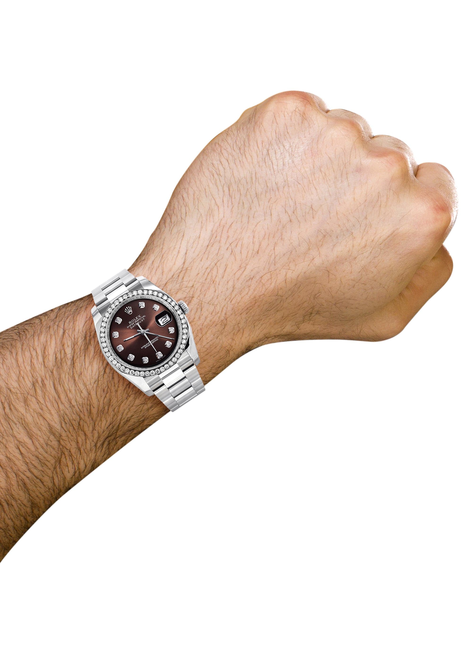 Rolex Datejust 36mm Men's Watch with Chocolate Dial & Oyster Bracelet - Luxury Automatic Timepiece for Business, Gifts & Special Occasions