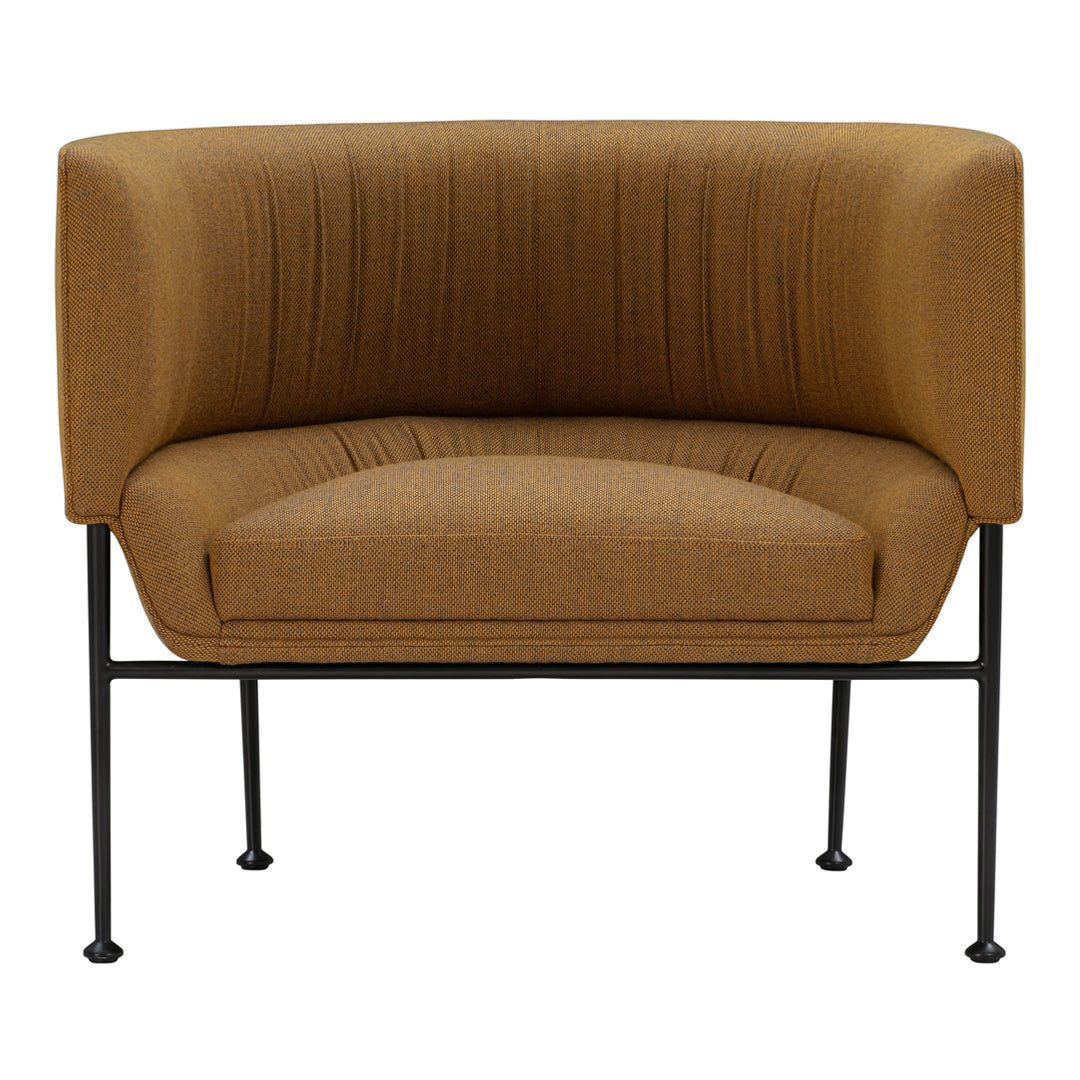 Modern Accent Chair - Mid Century Lounge Chair with Wooden Legs for Living Room, Bedroom, or Office - Comfortable Reading Chair with Soft Cushions and Ergonomic Design - Perfect for Relaxing, Napping, or Working from Home