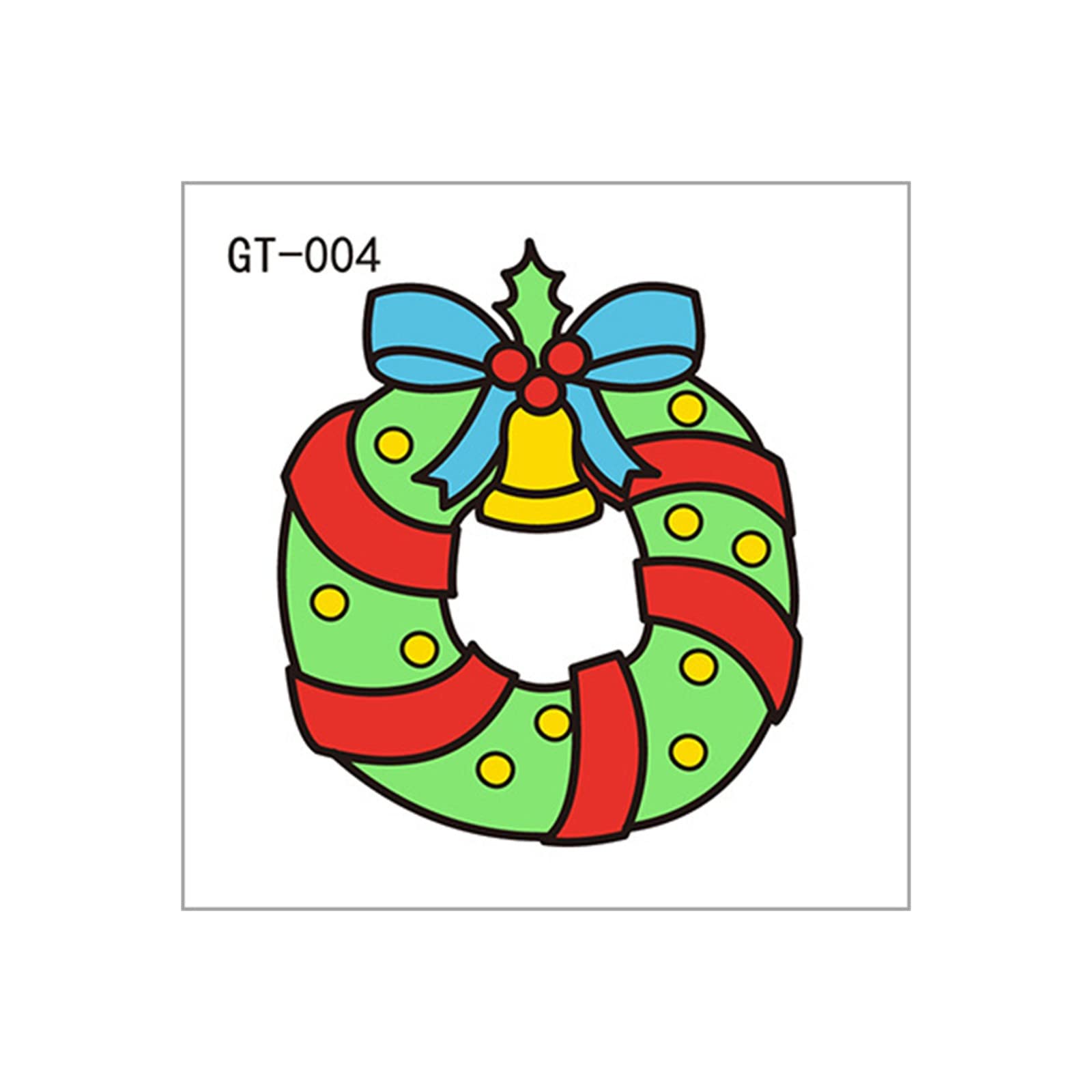 Glow in the Dark Christmas Snowflake Face & Body Tattoos for Kids - Waterproof Temporary Tattoo Stickers for Holiday Parties, DIY Wall Decor & Jewelry Photography Light Box