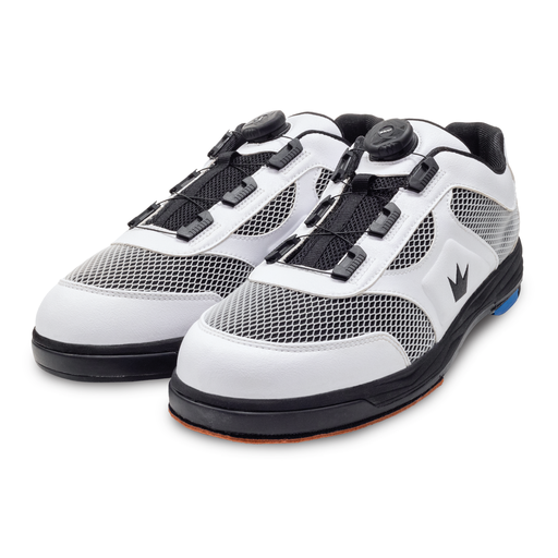 Brunswick Men's Fury White Right Hand Bowling Shoes - Lightweight & Comfortable for League Play & Tournaments - Perfect for Bowling Enthusiasts & Professionals