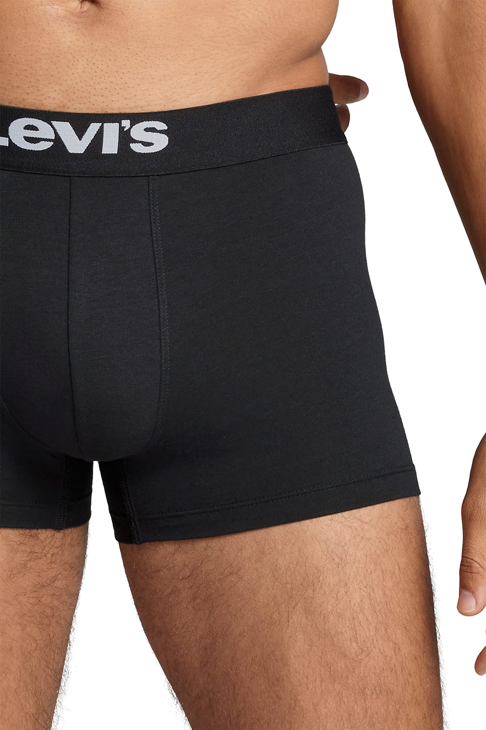 LEVI'S Men's Cotton Boxer Briefs (2-Pack) - Soft, Breathable Underwear for Everyday Comfort & Active Lifestyles