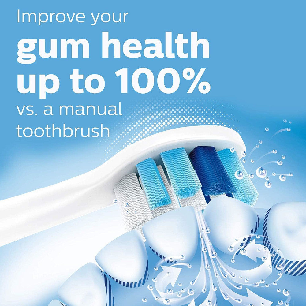 Philips Sonicare ProtectiveClean 5300 Electric Toothbrush (HX6423/34) - Rechargeable Sonic Toothbrush with Pressure Sensor & 3 Modes for Deep Cleaning - Perfect for Travel & Daily Oral Care