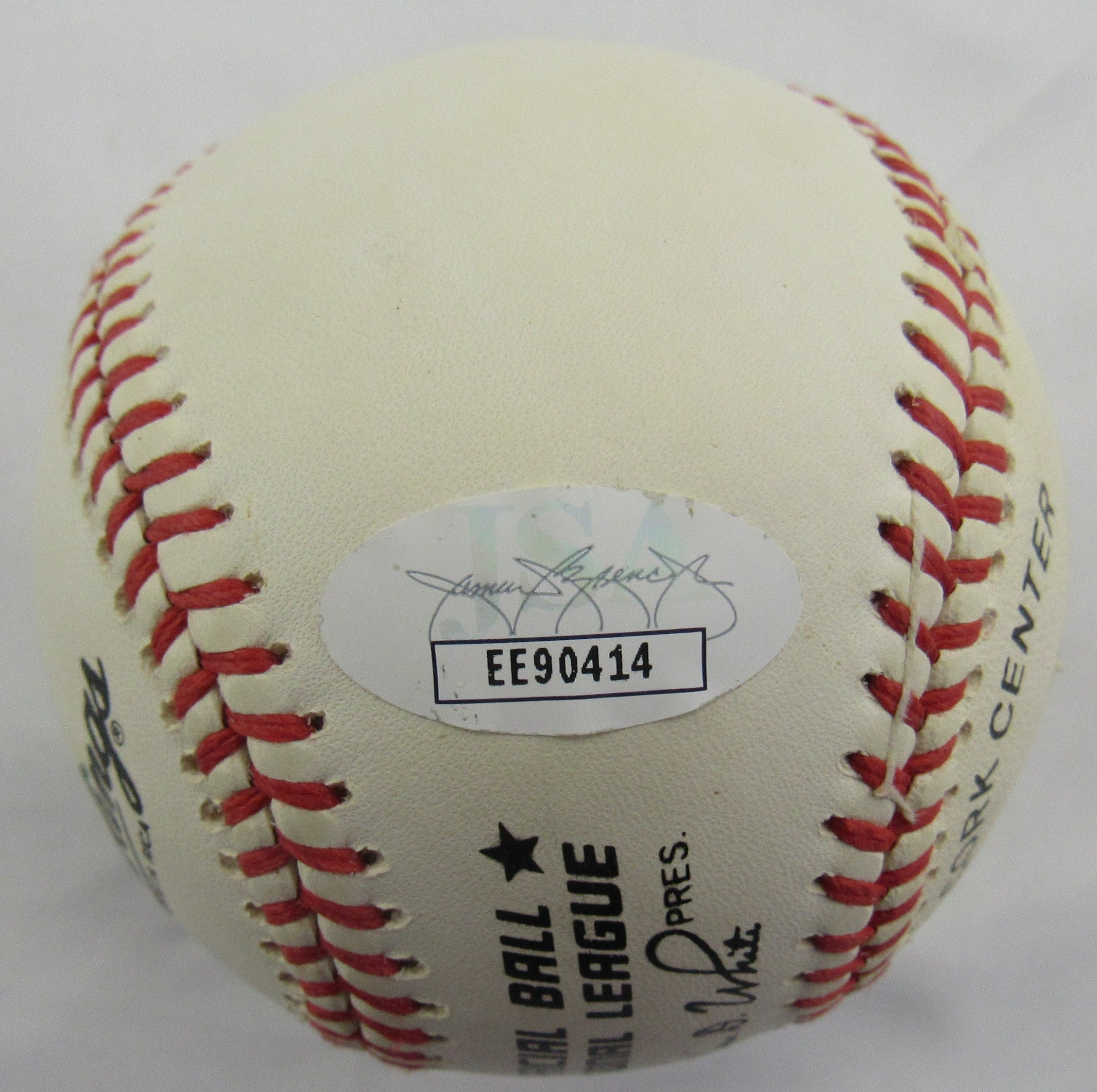Authentic Al Dark Autographed Rawlings Baseball with JSA Certification EE90414 - Perfect for Collectors, Sports Memorabilia Displays & Baseball Fan Gifts