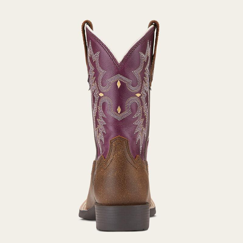 Vintage Kid's Tombstone Western Boots - Classic Cowboy Boots for Boys & Girls - Perfect for Halloween Costumes, Rodeo Events & Western Themed Parties