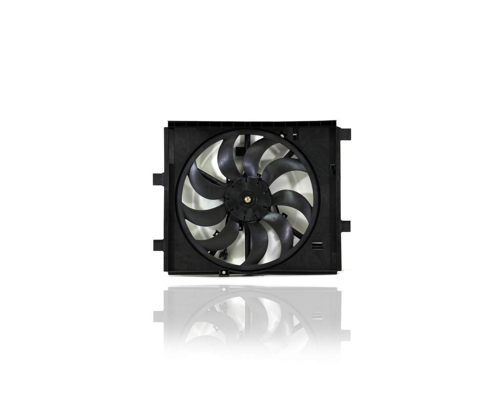 Dual Radiator and Condenser Fan Assembly for 2011-2014 Nissan Juke - Replacement for GM3115123 & 214831KC0A - Compatible with Pacific Best Inc - Perfect for Cooling System Repair & Maintenance