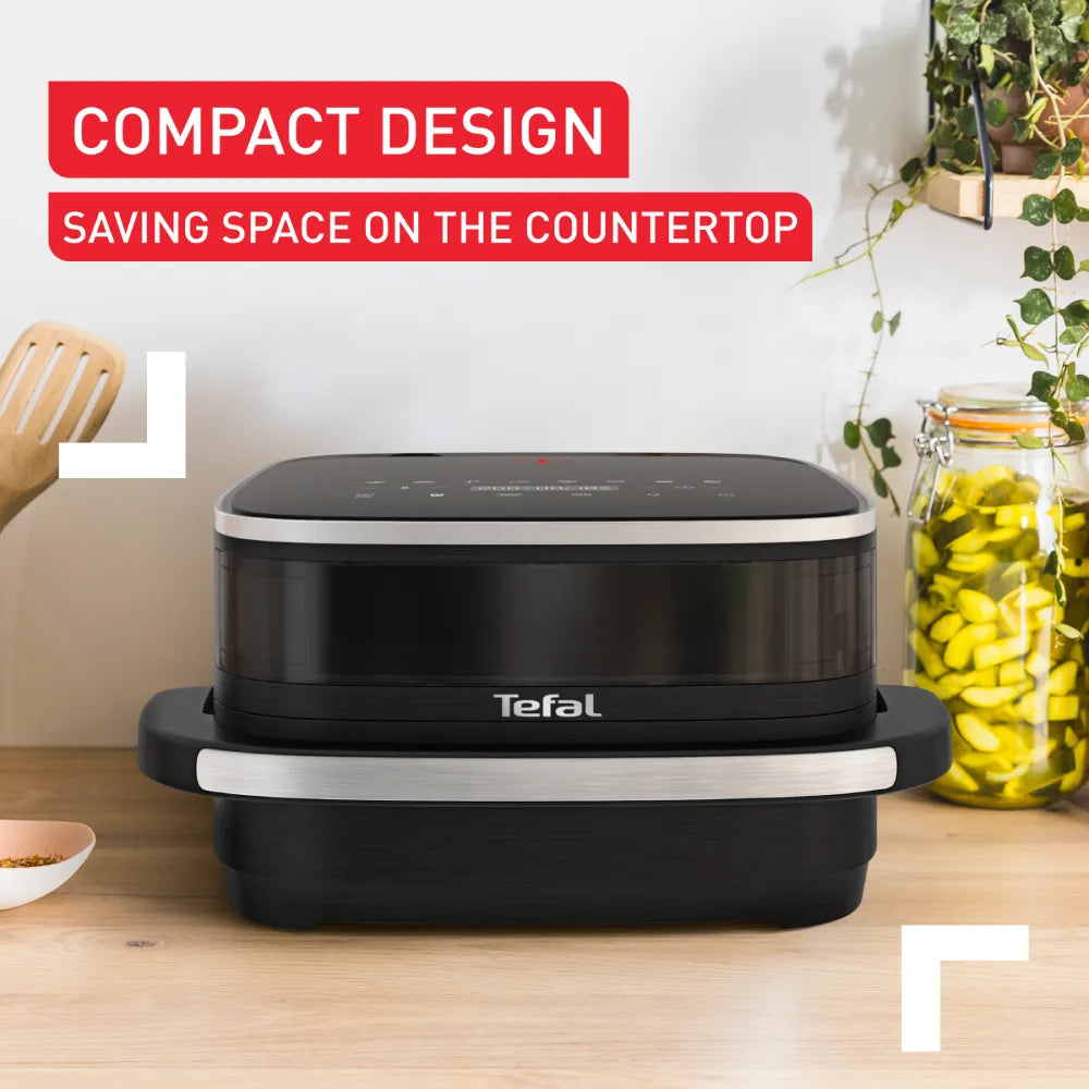 Tefal Easy Fry & Pizza Air Fryer FW4018 - 3.5L Digital Airfryer with Timer, Non-Stick Basket - Perfect for Healthy Frying, Baking, and Roasting at Home