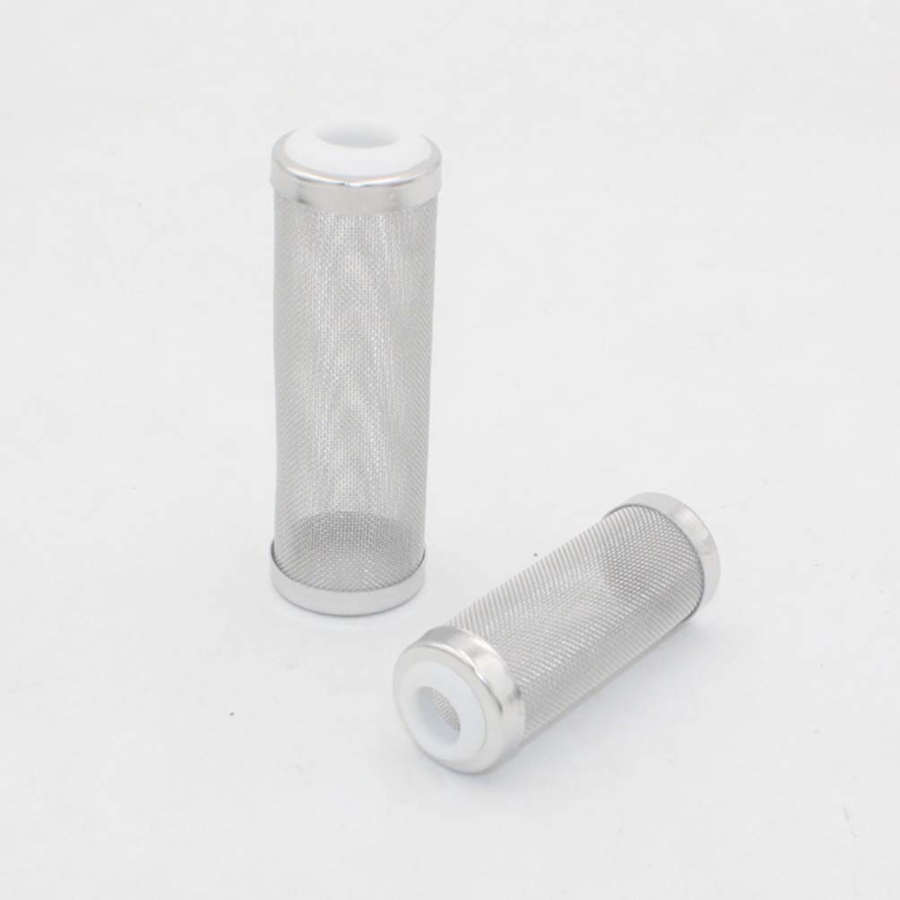 POPETPOP Sponge Filters 3PCS - Stainless Steel Aquarium Intake Cover for Fish Tanks - Home & Office Use
