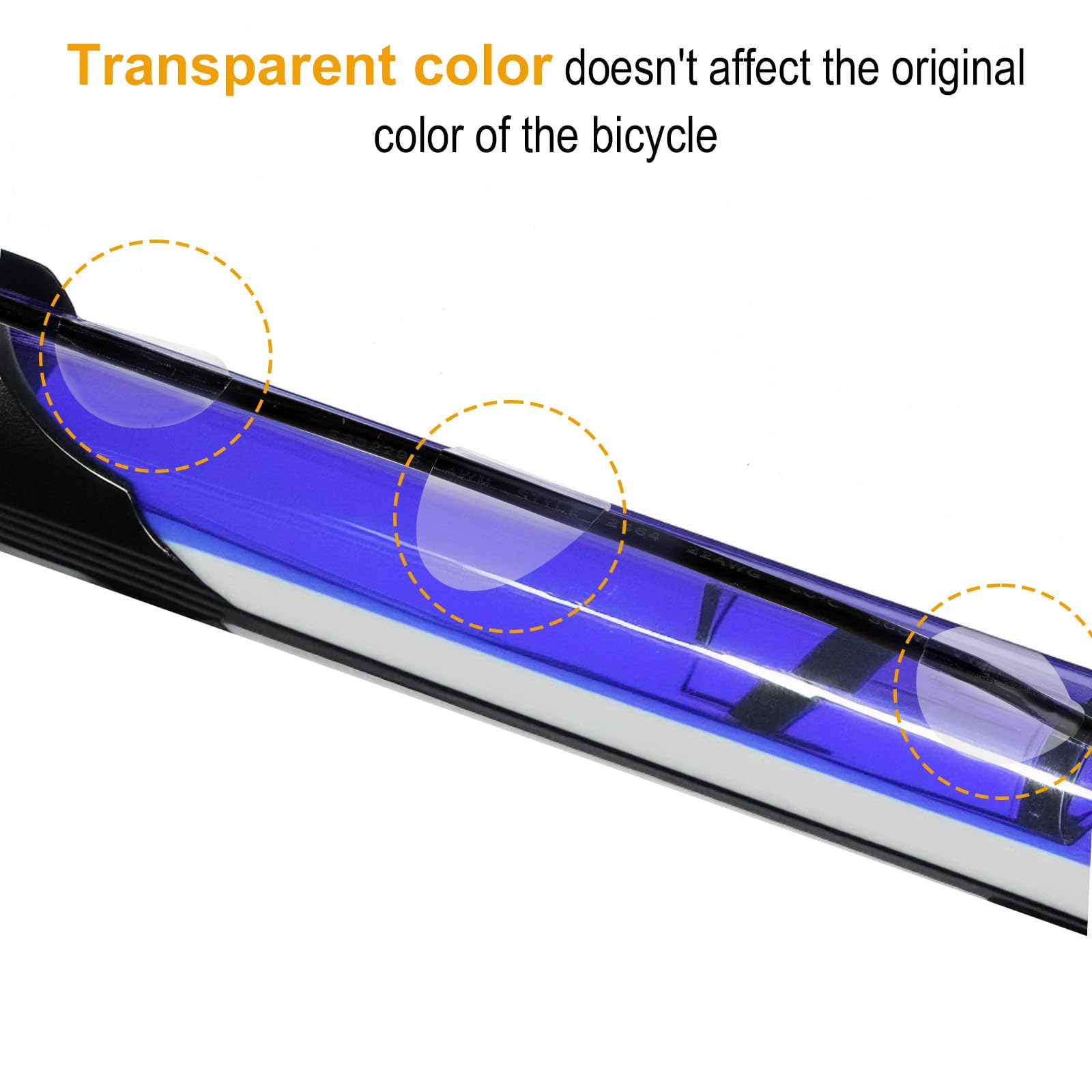 3PCS Clear Bike Frame Protection Tape - Anti-Scratch Adhesive Film Guard for Mountain/Road/Folding Bikes - Chainstay, Front Fork & Frame Protector | Ideal for Cycling, Commuting & Off-Road Adventures