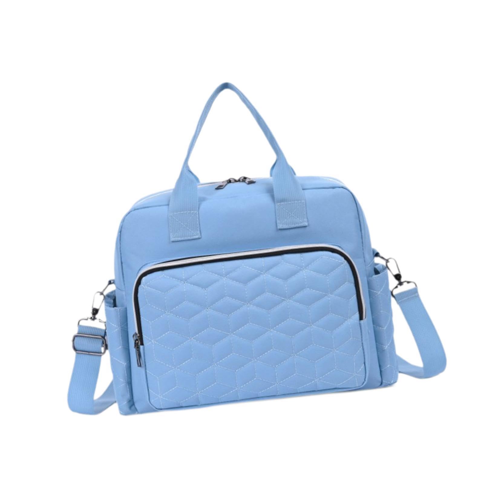 Portable Baby Diaper Bag for Travel & Picnic - Light Blue