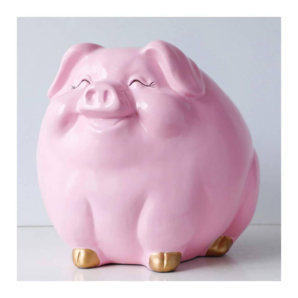 Personalized Resin Piggy Bank - Custom Money Saving Box for Kids, Boys & Girls | Collectible Coin Bank, Cash Jar & Desktop Decoration | Perfect Gift for Birthdays, Allowance Tracking & Financial Education